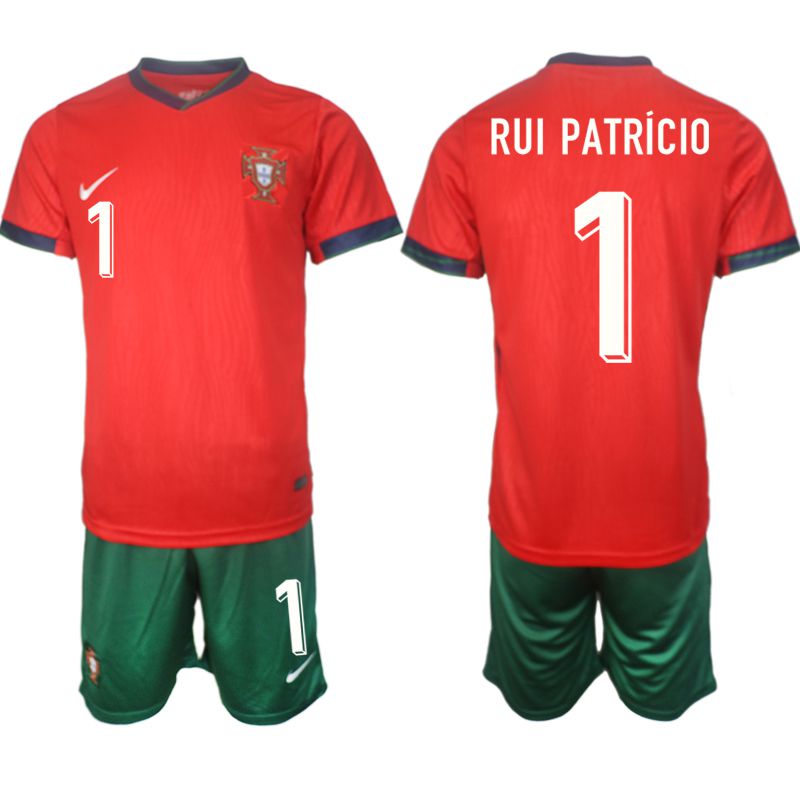 Men 2024-2025 Season Portugal home red 1 Soccer Jersey
